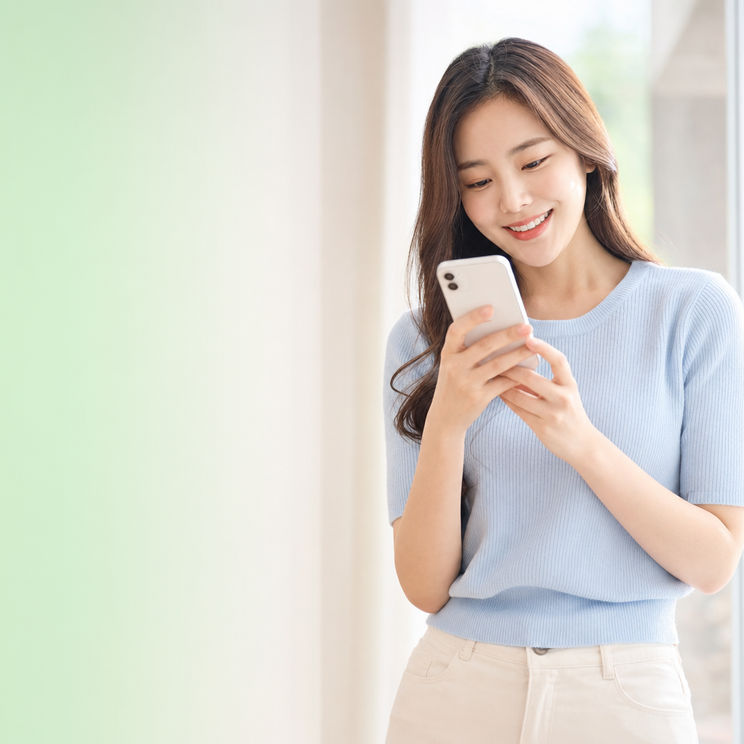 다음머니 모바일 카드깡 휴대폰으로 문자 문의를 보내는 고객